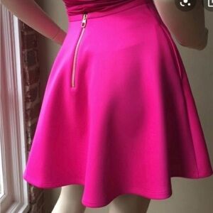 Ted Baker Fuchsia Skater Skirt